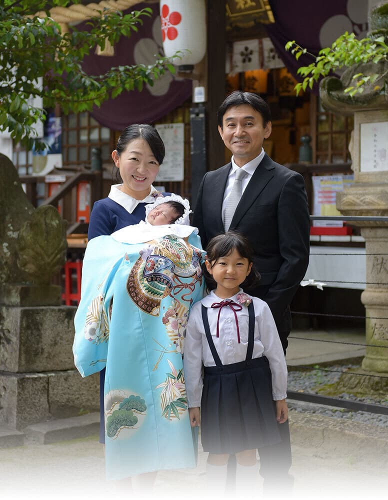 豊中稲荷神社のお宮参り出張撮影