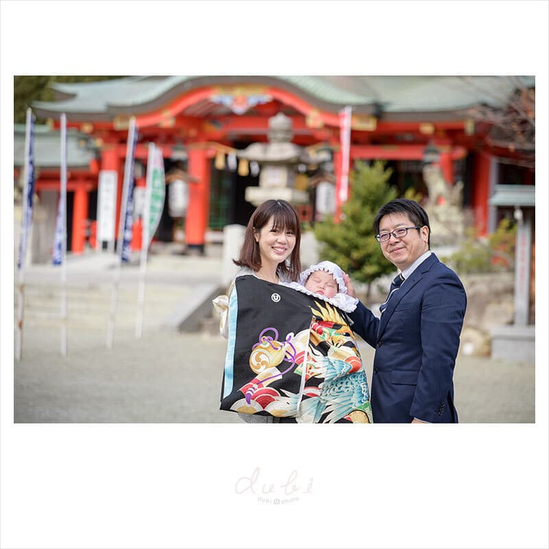 豊中稲荷神社のお宮参り出張撮影