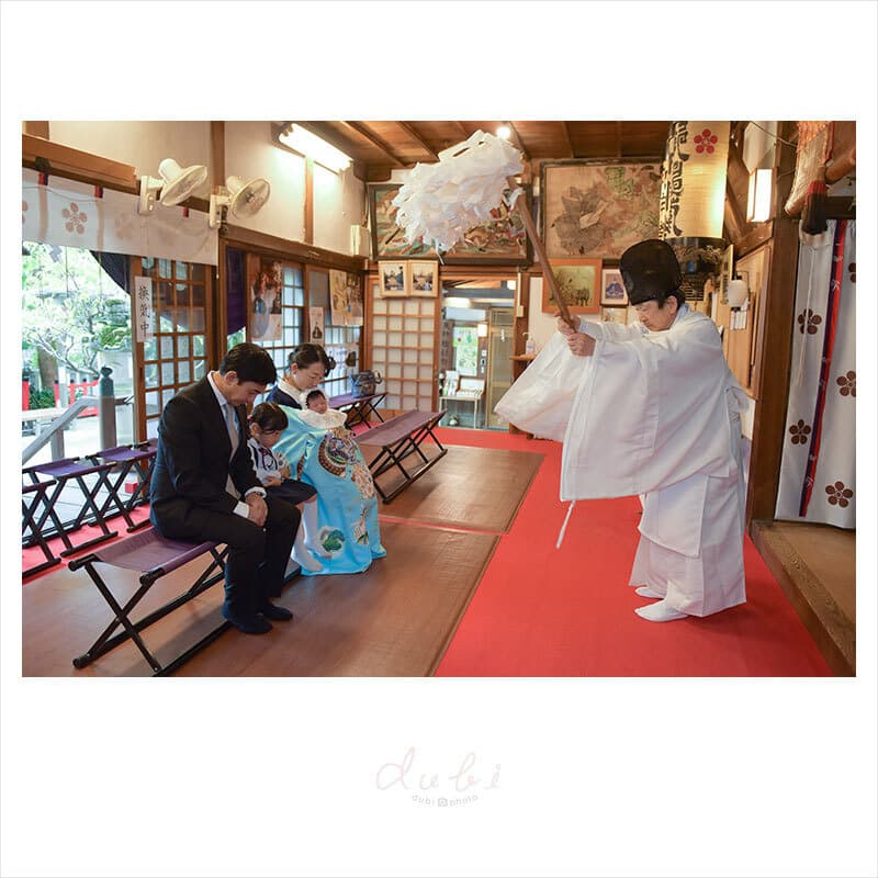 上新田天神社のお宮参り出張撮影