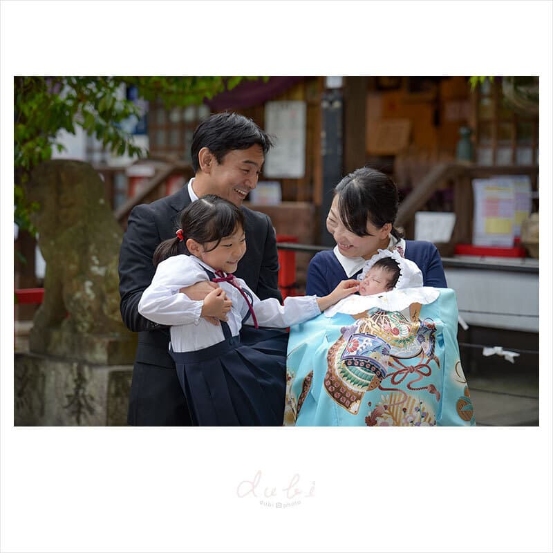 上新田天神社のお宮参り出張撮影