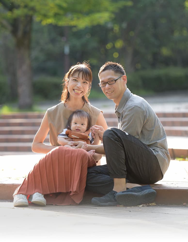 豊中市で家族写真撮影