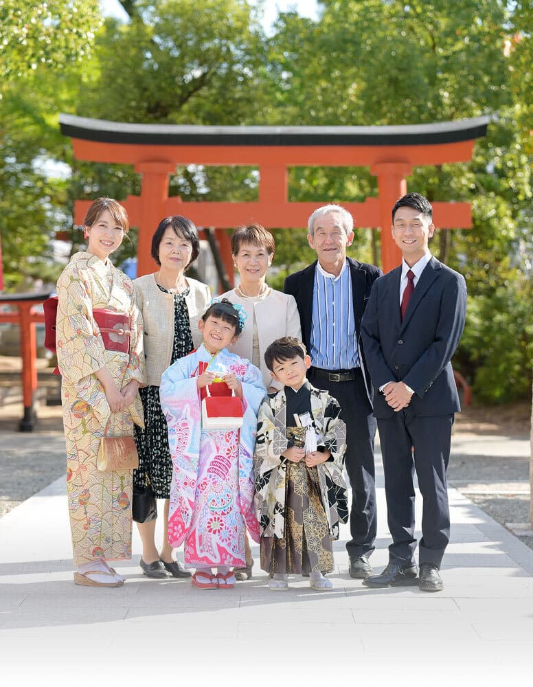 豊中稲荷神社七五三出張撮影