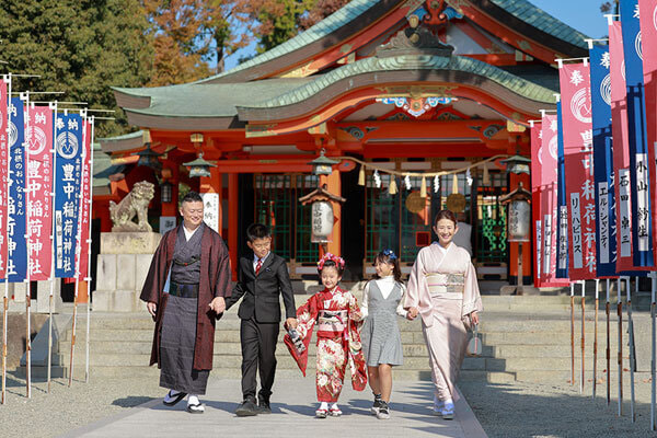 豊中稲荷神社七五三出張撮影