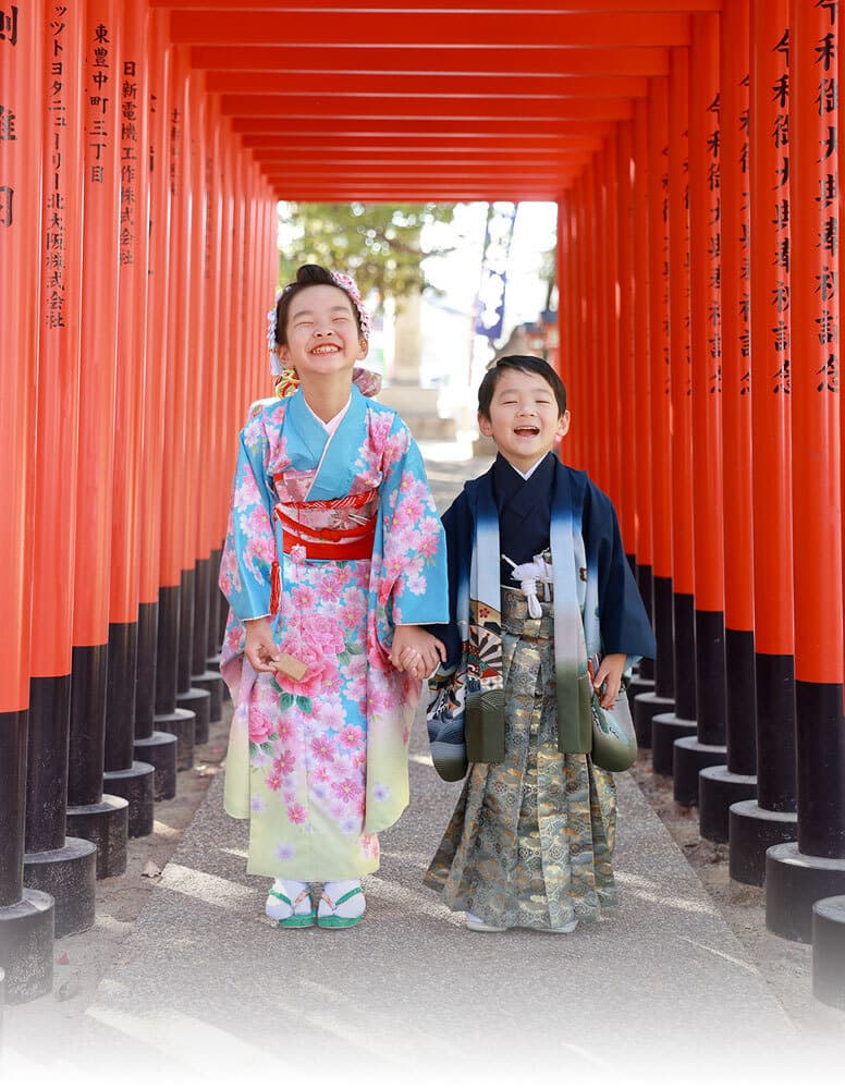 豊中稲荷神社七五三出張撮影