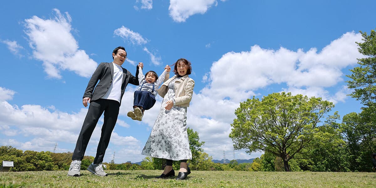 豊中市で家族写真
