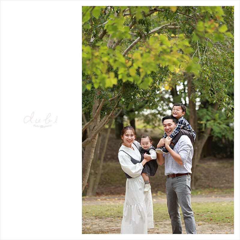 豊中市家族ロケーション撮影