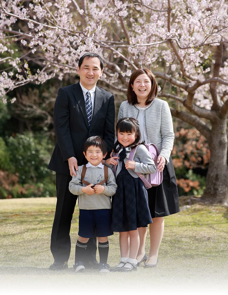 豊中市で入学ロケーション撮影