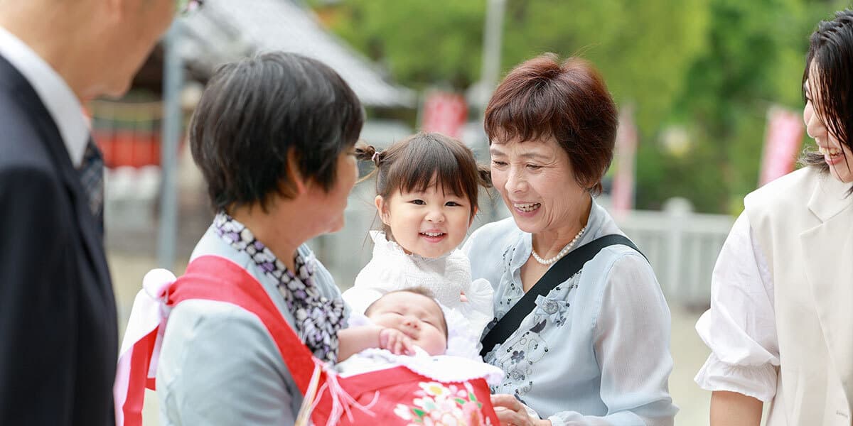 豊中稲荷神社お宮参り出張撮影