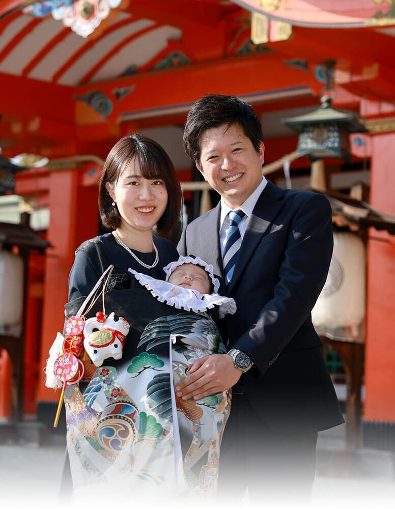 豊中稲荷神社お宮参り出張撮影