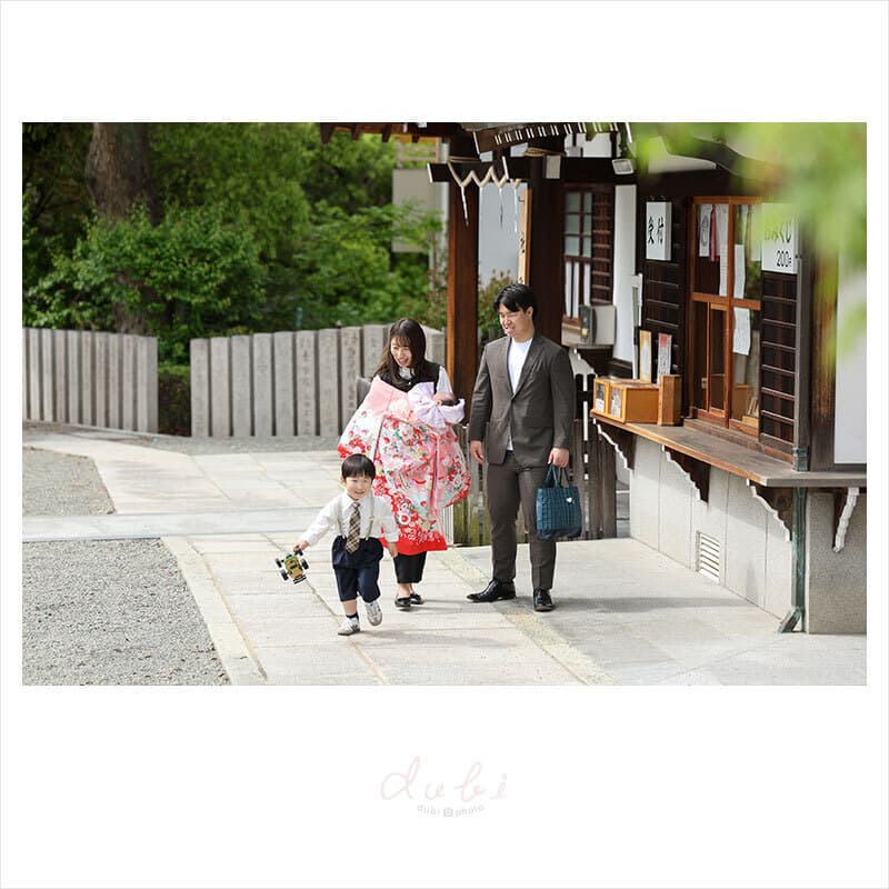 豊中稲荷神社お宮参り出張撮影