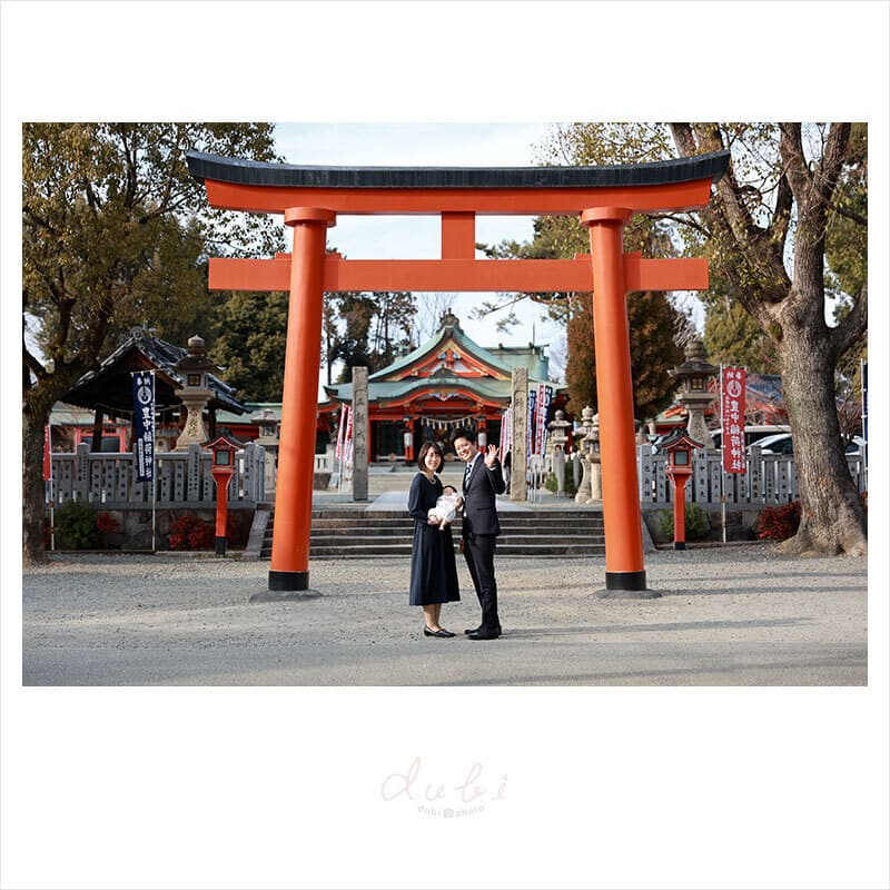 豊中稲荷神社お宮参り出張撮影